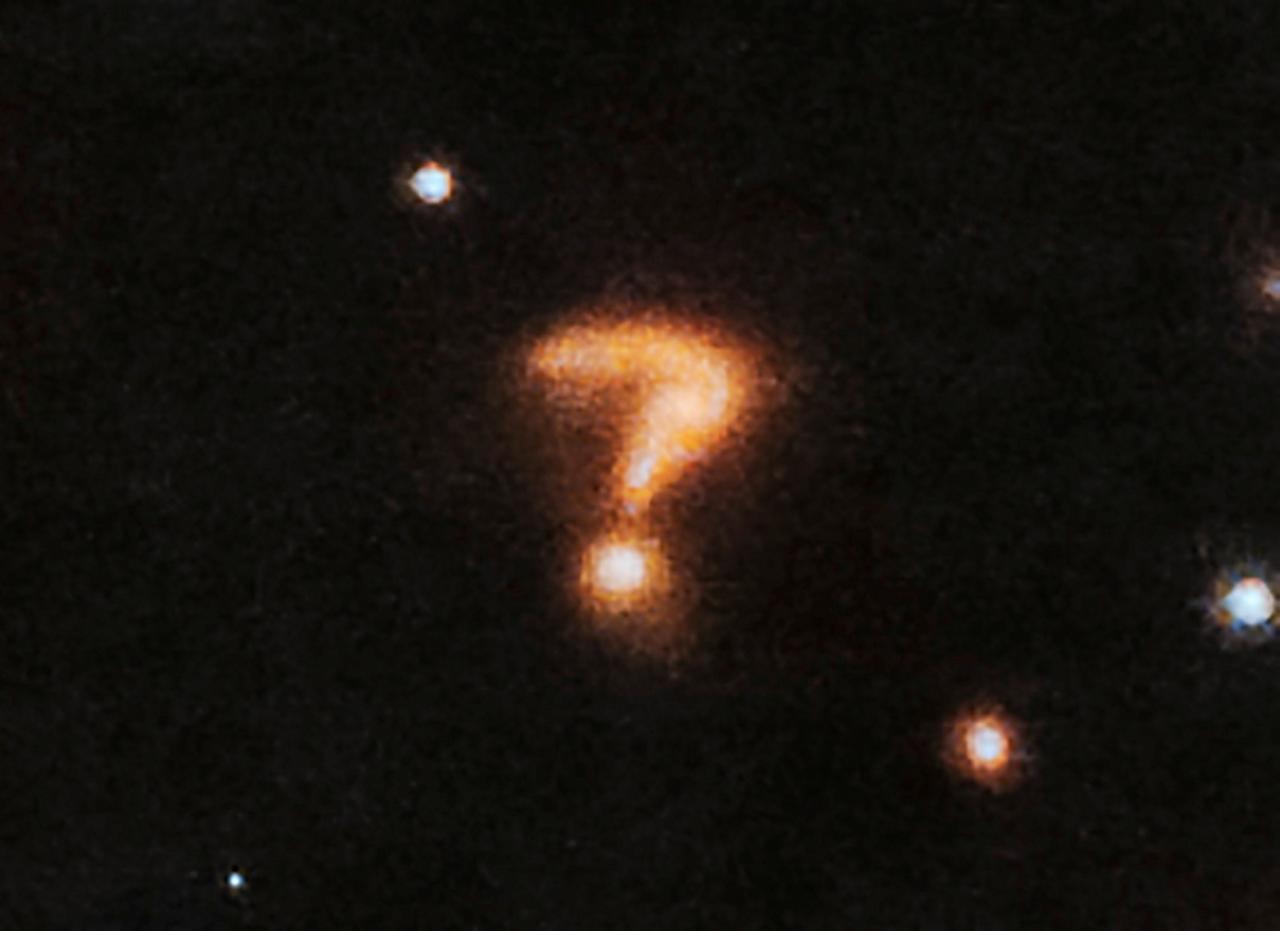 Cosmic question mark discovered by the James Webb Space Telescope
